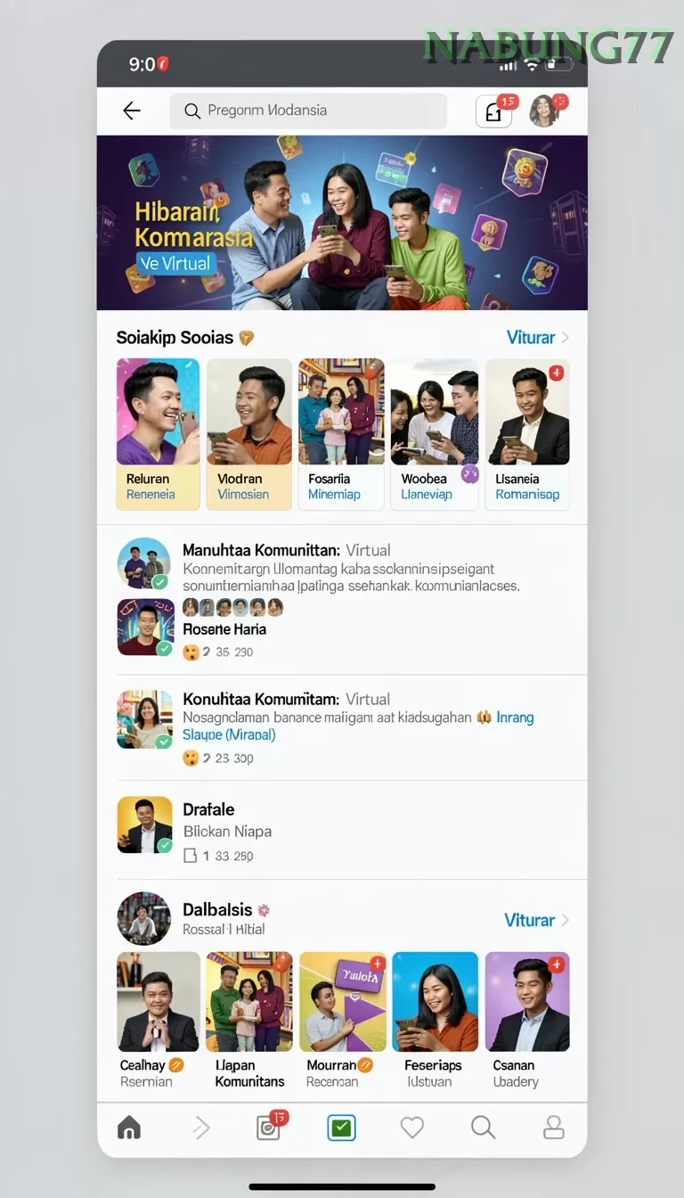 Cuplikan layar MPO666 — menu navigasi