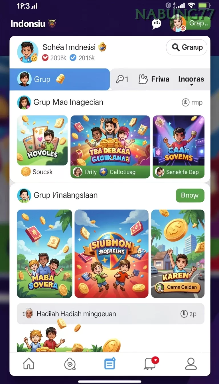 Cuplikan layar INDOBET — halaman utama